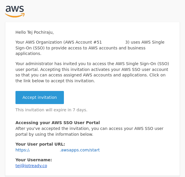 AWS Grafana SSO Email