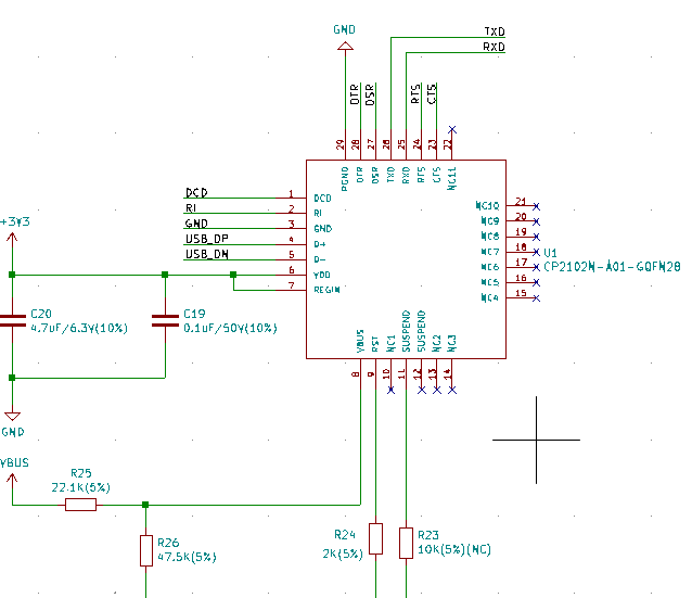 USB to UART bridge diagram